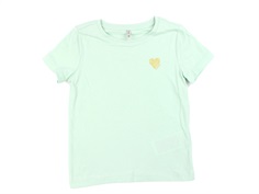 Kids ONLY mist green logo t-shirt